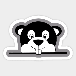 funny beaver Sticker